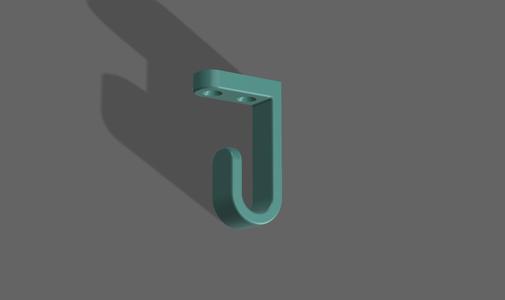 Center support for curtain tension rod