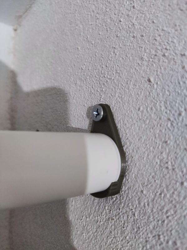 IKEA curtain rod mount (STEP)