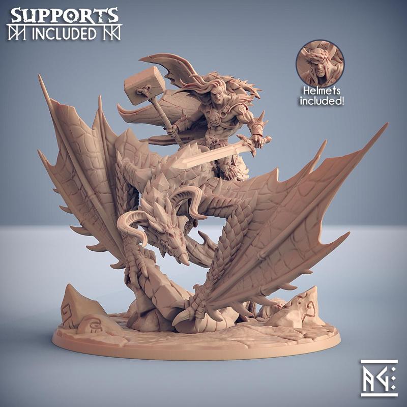 Krommir on Dragonpeak Wyvern (Hero + Beast)