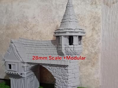 Fantasy house -dnd house fully modular-28mm scale