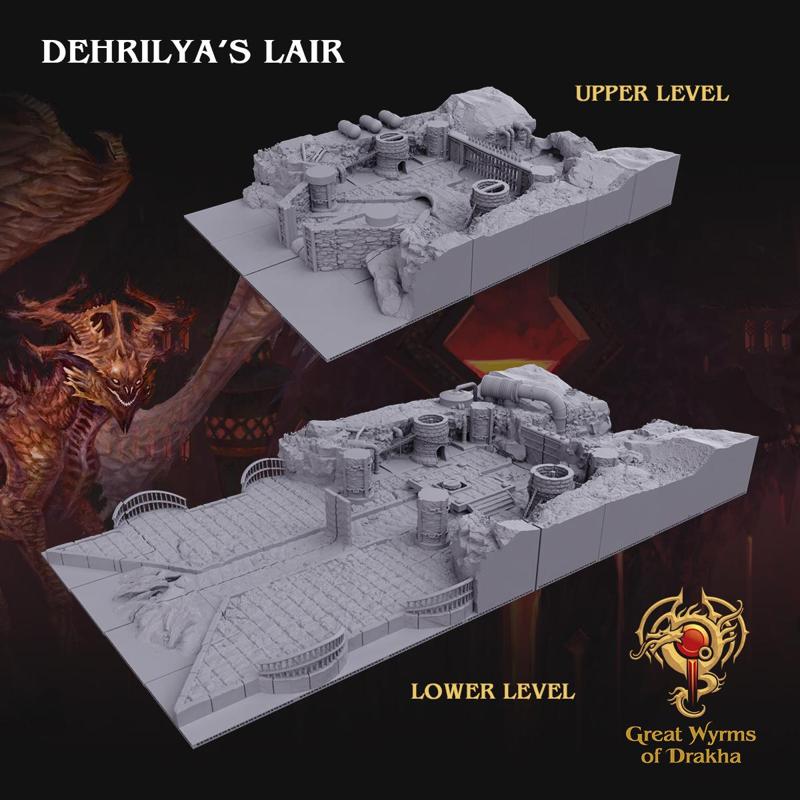 Dehrilya's Lair - Massive Lairs from Dragons of the Red Moon