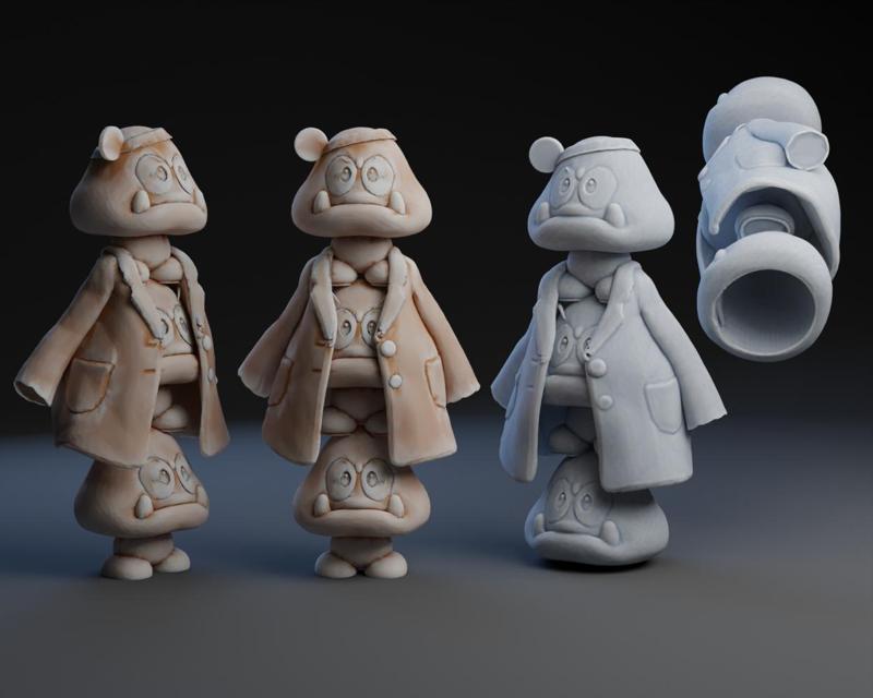 Goomba Tower Doctor / Finger Puppet