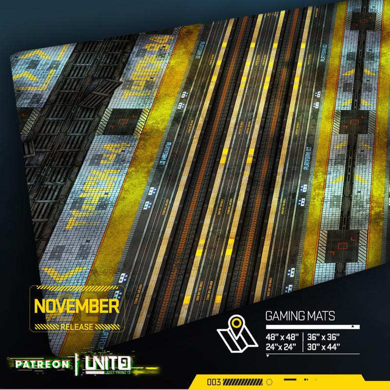 Train Station - multi-format gaming mat