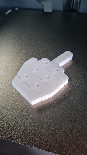 Flexi Articulated Middle Finger