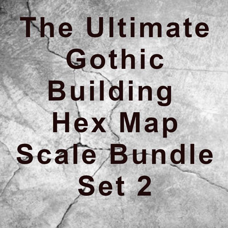 The Ultimate Gothic Building Hex Map Scale Bundle Set 2