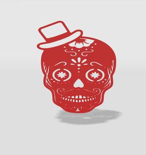 wall decor skull- day of the dead