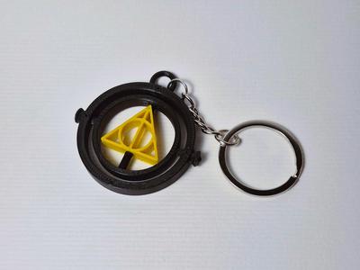Articulated keychain Deathly Hallows Harry Potter