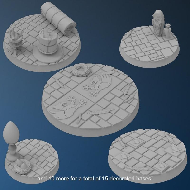 15 round Skyhall bases