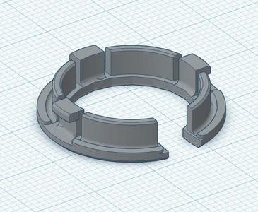 1/2in Grommet with slit (Electrical box)