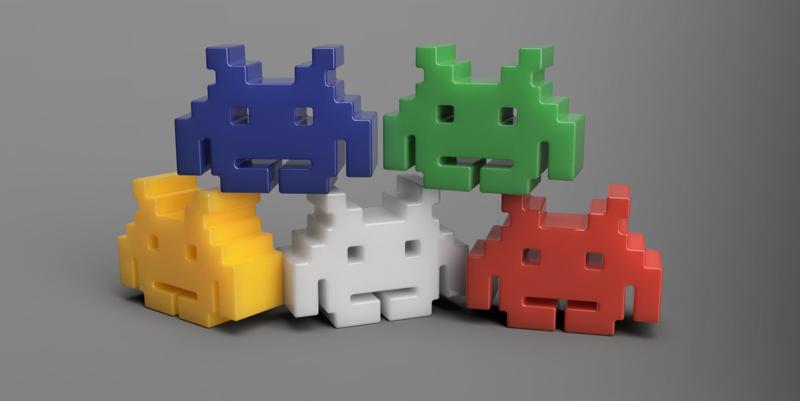 Space Invader Figure