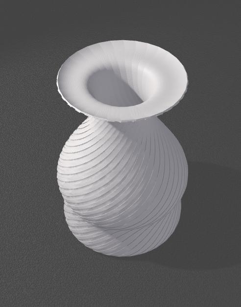 Vase Striche