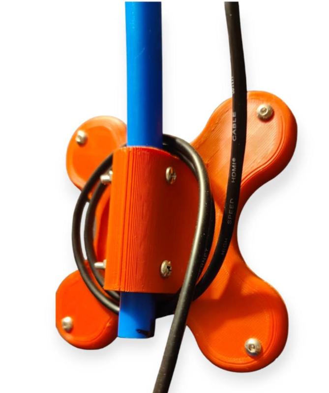 100mm Standard Size Vesa TV Mount for 1/2" Pipe