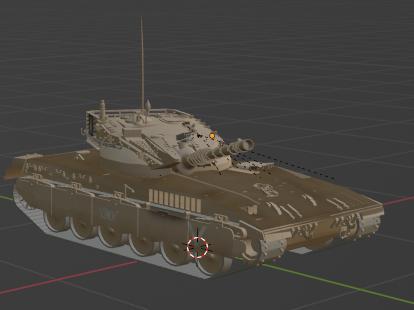 Merkava Mk1 main battle tank