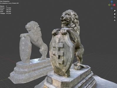 Lion sculpture