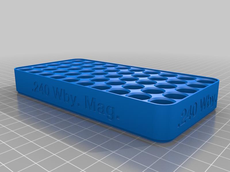 .240 Weatherby Magnum Stacking Loading Block