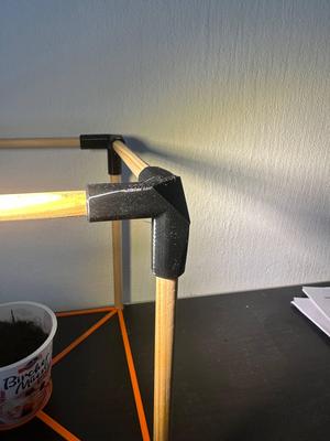 10mm Rod 3way Corner Piece