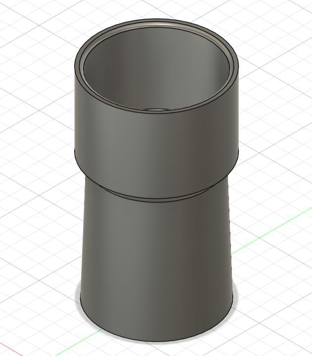 Adapter for DeWalt Vacuum Crevice Tool