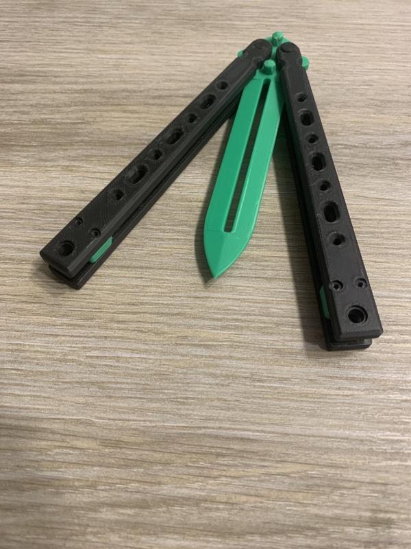 Butterfly knife by Tech Solutions 3D gen 1