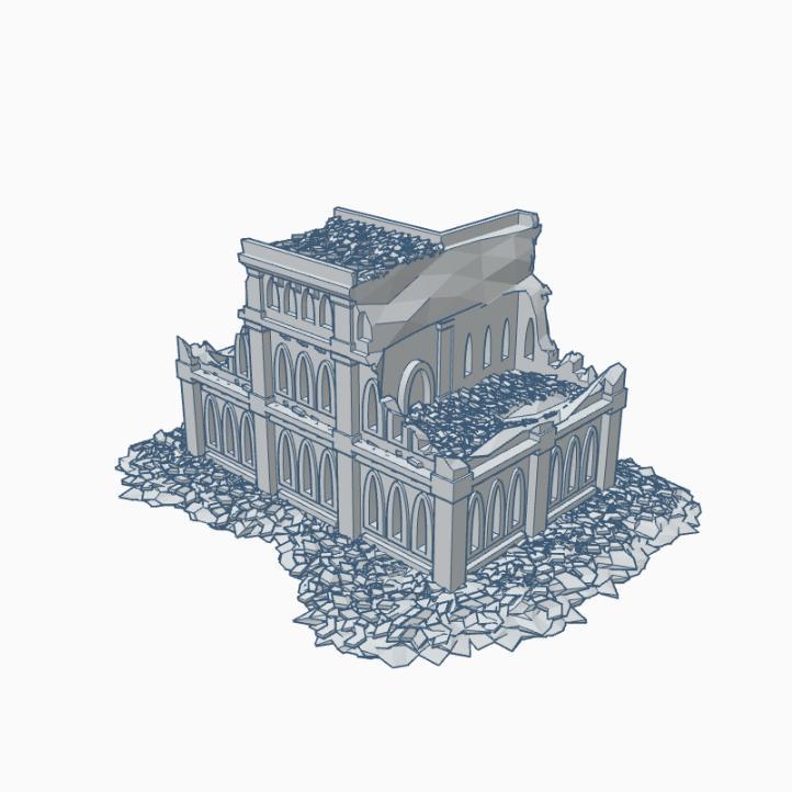 Gothic Ruined Building 22