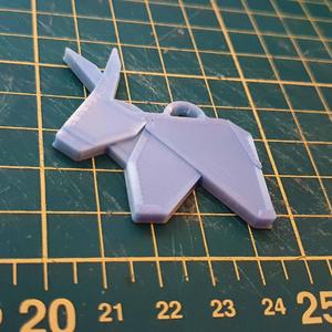 Keychain donkey origami
