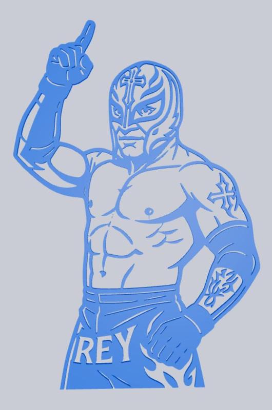WWE Rey Misterio stencil
