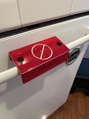 Dishwasher in Use Sign