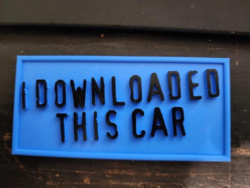 I Downloaded this Car