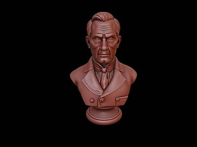 William Henry Harrison Bust