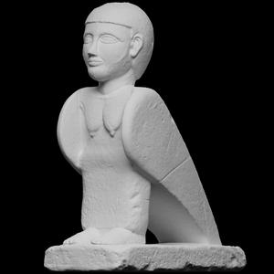 Egyptian Ba-bird woman statuette