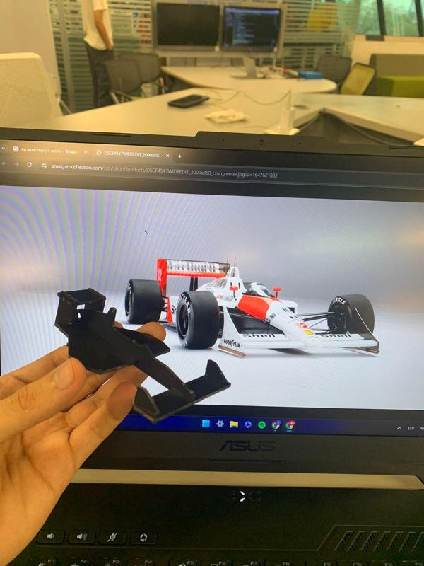 Mclaren Mp4/4 Kit Card