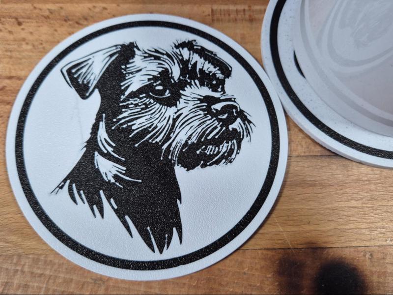 Border Terrier coaster