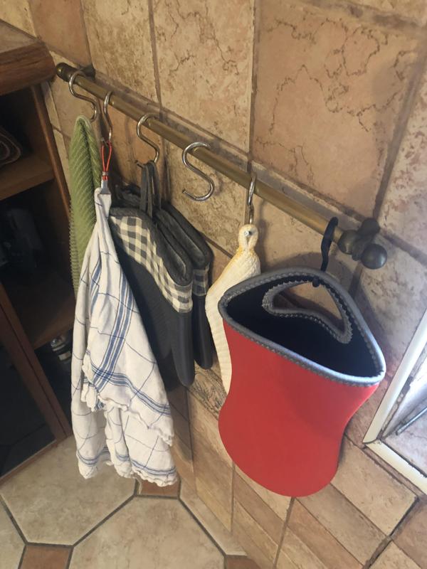 Crochet de cuisine pour torchon