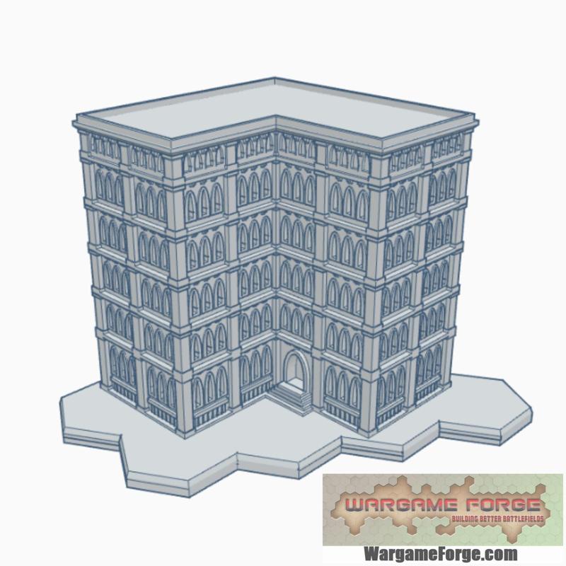 Gothic Building 80 with Hex Base GHB080