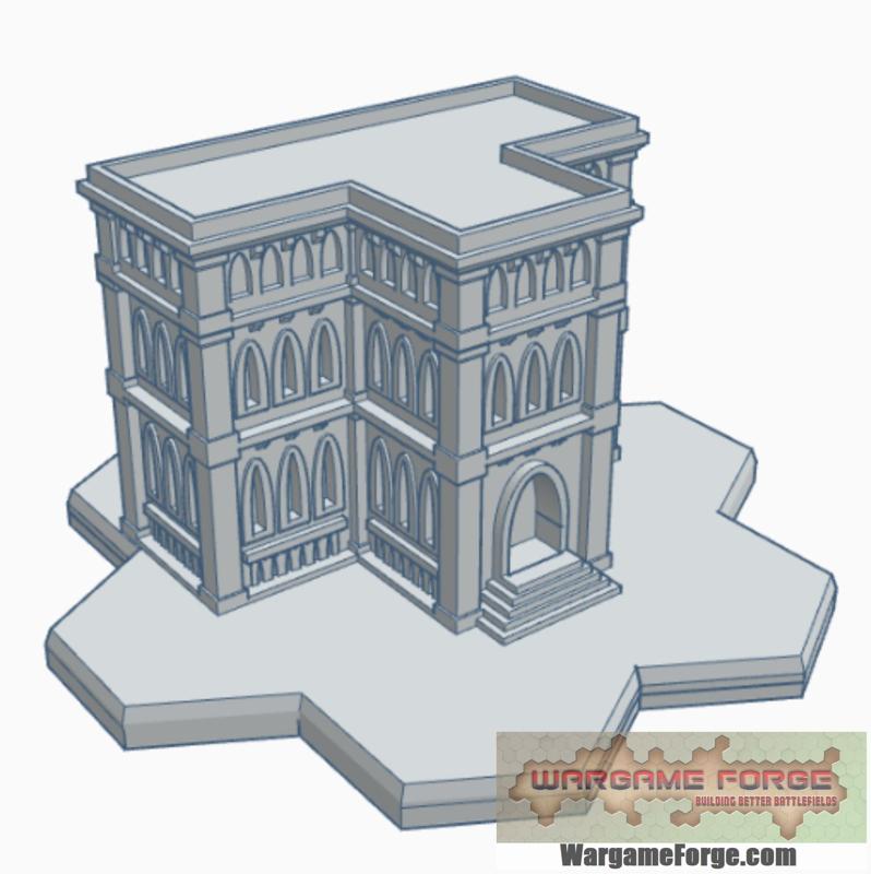 Gothic Building 6 with Hex Base GHB006