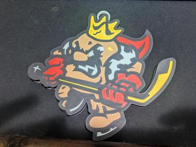 Spud Kings Mascot on Ice Necklace
