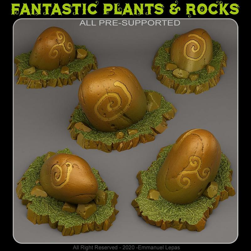 DRUIDIC GIANT PEBBLES