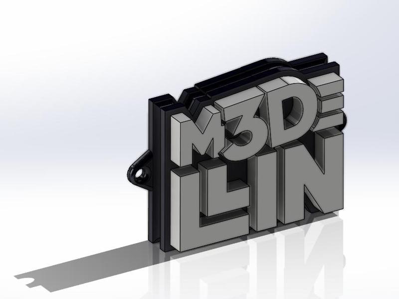 Llavero Medellín 3D / tensor de Cuerda