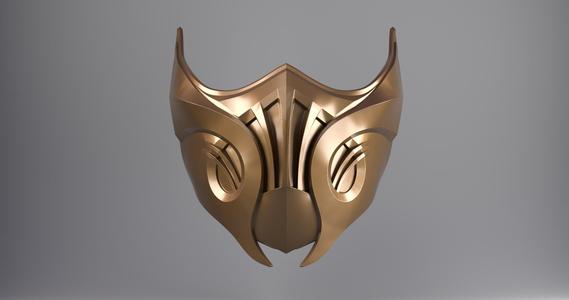 Mortal Kombat - Scorpion Fan Art Cosplay Mask