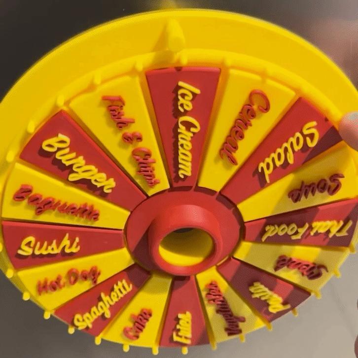 Meal Wheel - Let the wheel choose your meal