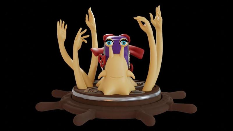 Den Den Mushi - Nico Robin + Base