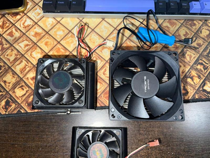 Socket A / 462 stock heatsink 80mm fan shroud adapter upgrade