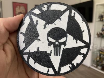 The Punisher star coaser