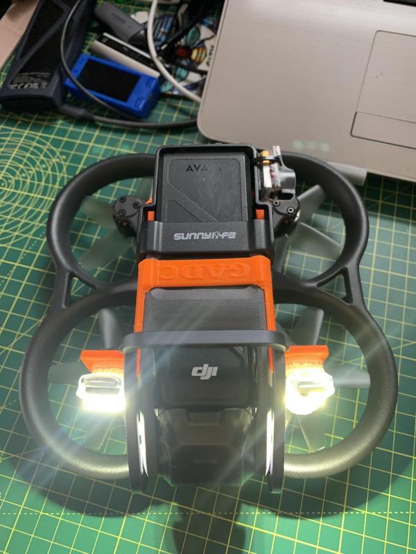 DJI Avata tactical light holder