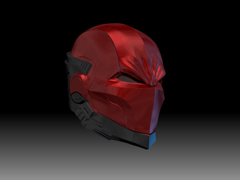 RED HOOD HELMET MASK