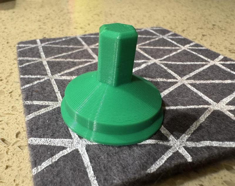 Conical centerpoint measuring aid for bicycles with 10mm hex for cannnondale cranks