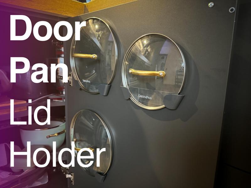Door Pan Lid Holder
