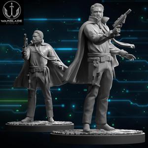 star wars shatterpoint lando young presupported included