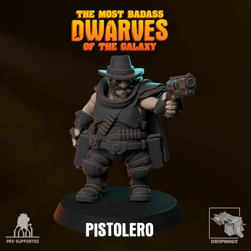 Sci-Fi Dwarf Pistolero