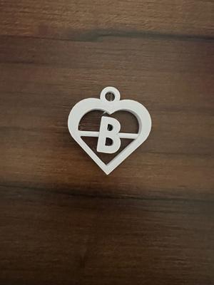 B Letter Key Chain