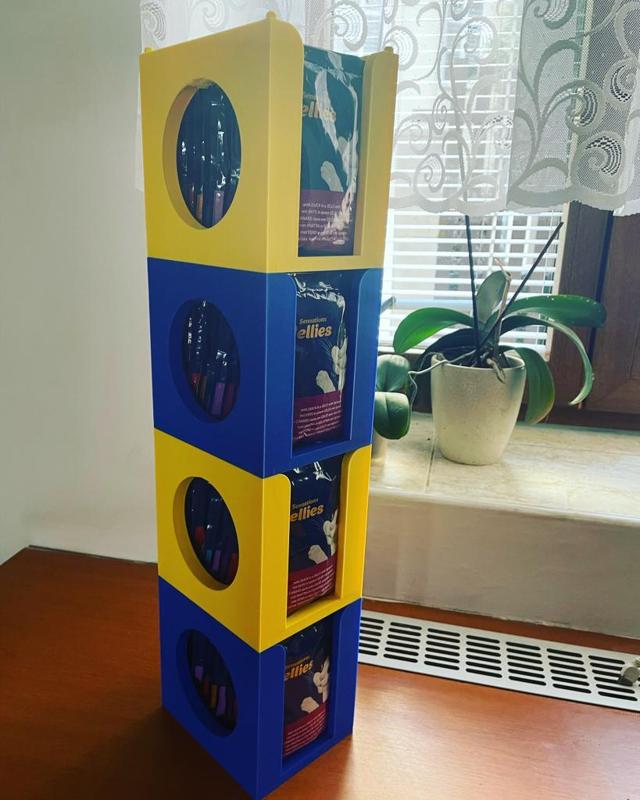 Holder for feeding pouches